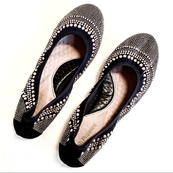 Hush Puppies Chaste Studded Ballet Flats Black - Picture 13 of 13